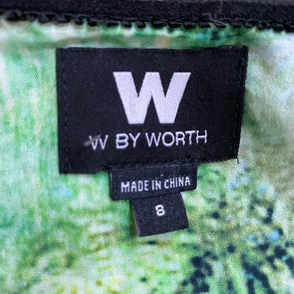 W BY WORTH Tropical rainforest maxi dress. - Picture 4 of 6